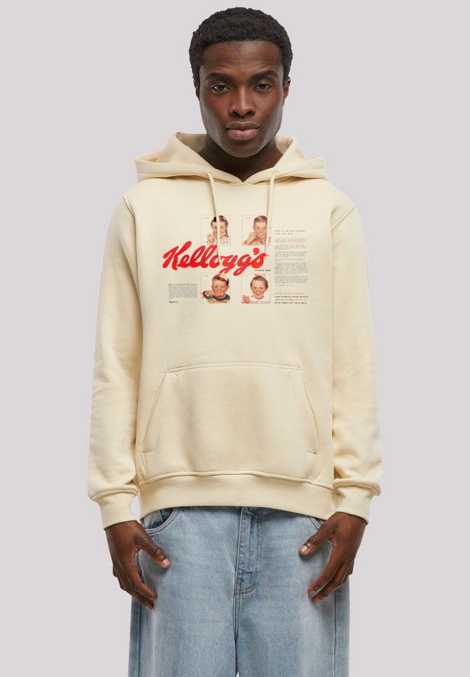 F4NT4STIC Kapuzenpullover Kellogg's Corn Flakes Cereal Box Children Retro Premium Qualität von F4NT4STIC