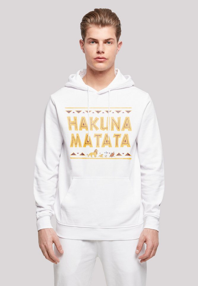 F4NT4STIC Kapuzenpullover König der Löwen Hakuna Matata Print von F4NT4STIC