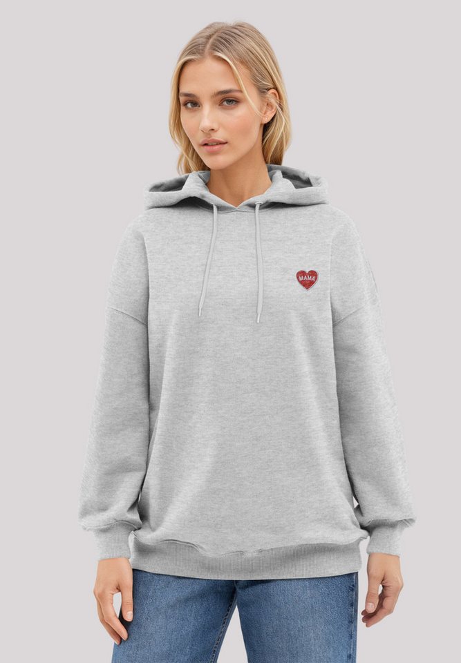 F4NT4STIC Kapuzenpullover Mama Herz Bestickt Premium Qualität, Stickerei von F4NT4STIC