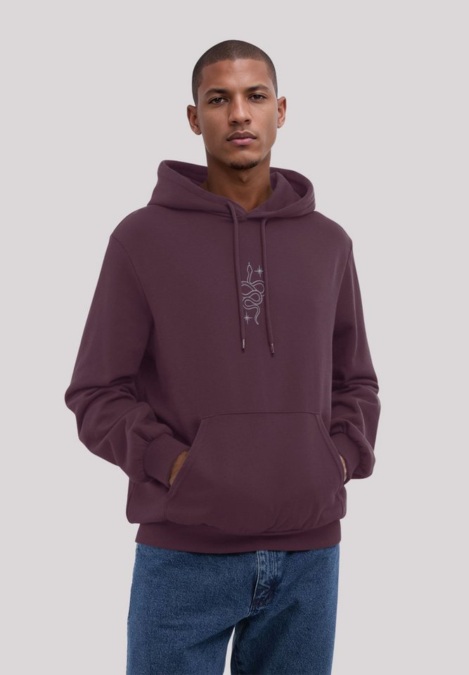 F4NT4STIC Kapuzenpullover Mystical Snake Bestickt Premium Qualität von F4NT4STIC