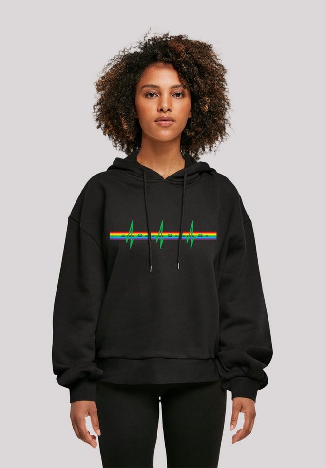 F4NT4STIC Kapuzenpullover Pink Floyd Prism Heartbeat Print von F4NT4STIC
