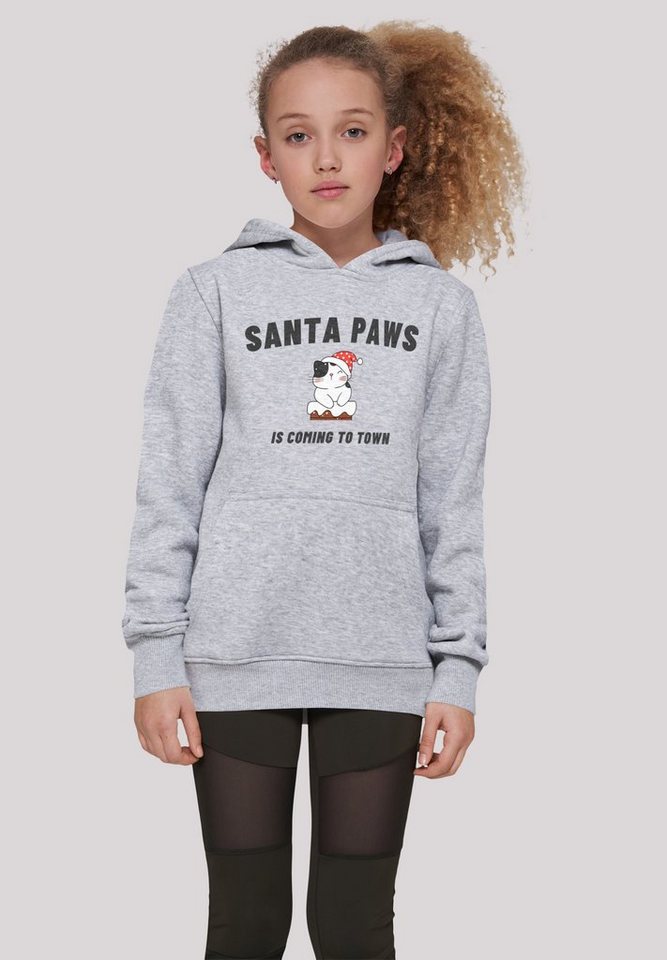 F4NT4STIC Kapuzenpullover Santa Paws Christmas Cat Premium Qualität, Rock-Musik, Band von F4NT4STIC