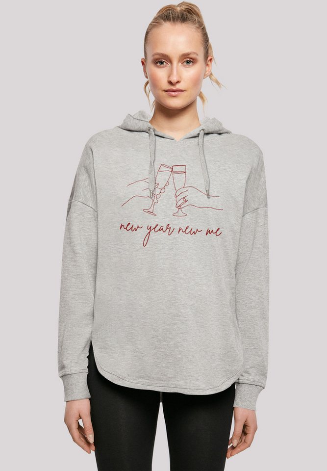 F4NT4STIC Kapuzenpullover Silvester Party new year new me Print von F4NT4STIC