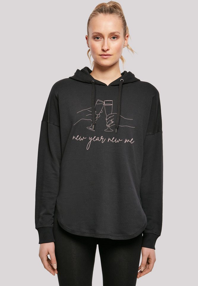 F4NT4STIC Kapuzenpullover Silvester Party new year new me Print von F4NT4STIC