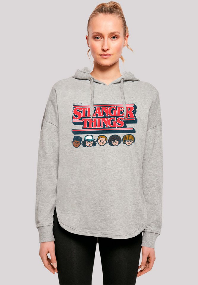 F4NT4STIC Kapuzenpullover Stranger Things Caricature Logo Netflix TV Series Premium Qualität von F4NT4STIC