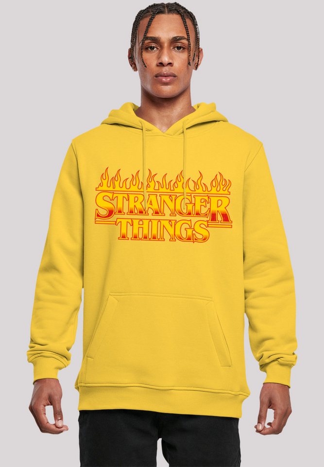 F4NT4STIC Kapuzenpullover Stranger Things Fire Logo Women Netflix TV Series Premium Qualität von F4NT4STIC