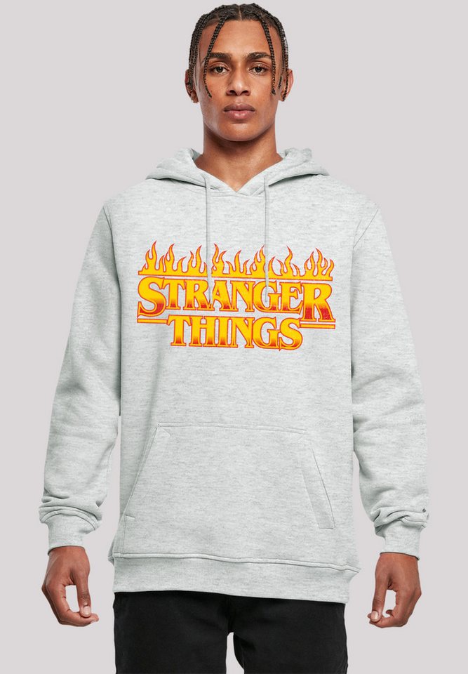 F4NT4STIC Kapuzenpullover Stranger Things Fire Logo Women Netflix TV Series Premium Qualität von F4NT4STIC