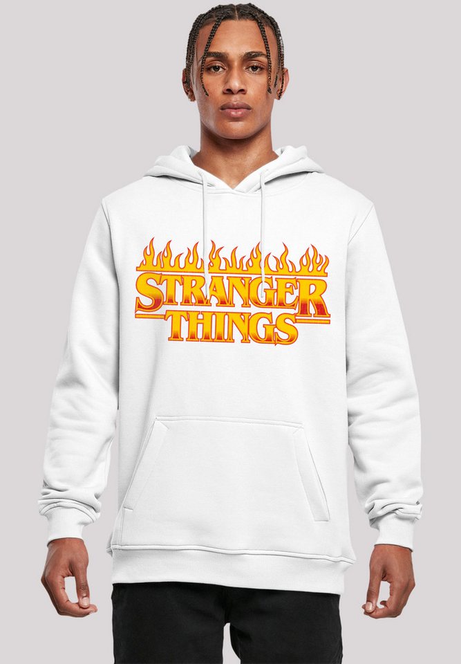 F4NT4STIC Kapuzenpullover Stranger Things Fire Logo Women Netflix TV Series Premium Qualität von F4NT4STIC