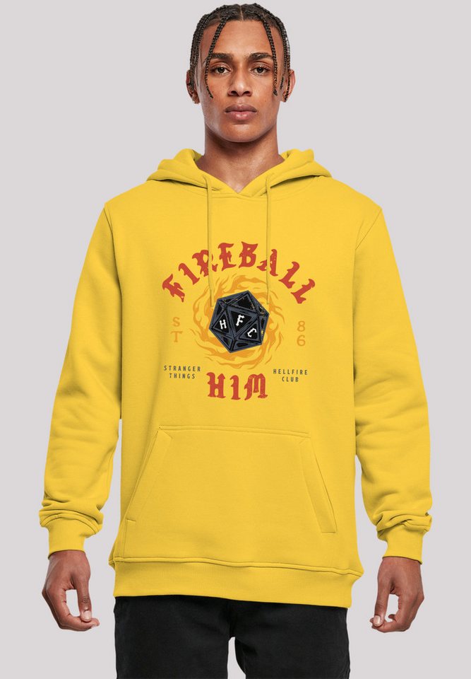 F4NT4STIC Kapuzenpullover Stranger Things Fireball Dice 86 Netflix TV Series Premium Qualität von F4NT4STIC