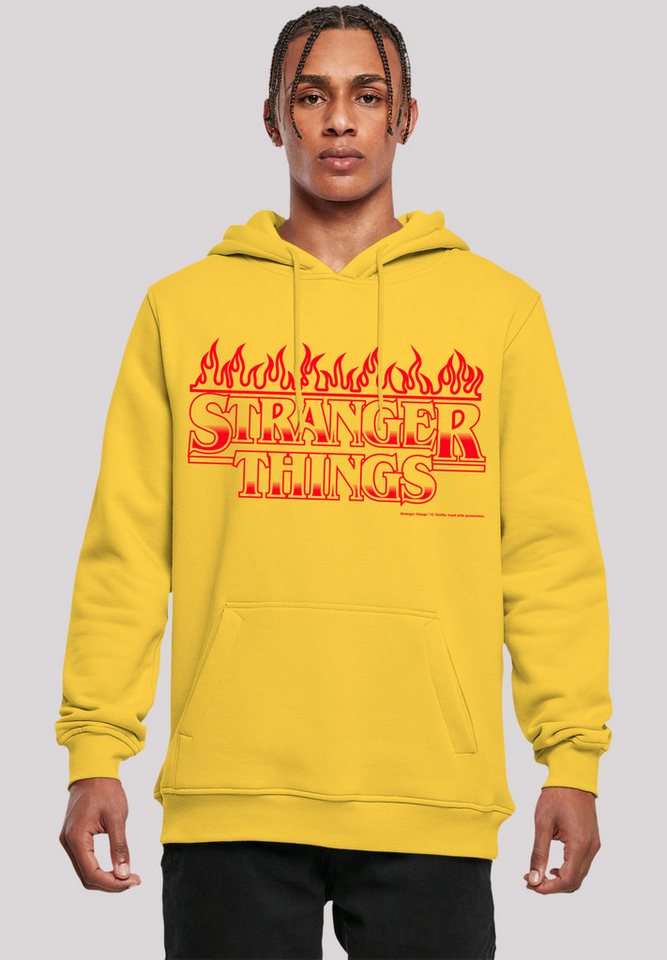 F4NT4STIC Kapuzenpullover Stranger Things Flames Netflix TV Series Premium Qualität von F4NT4STIC