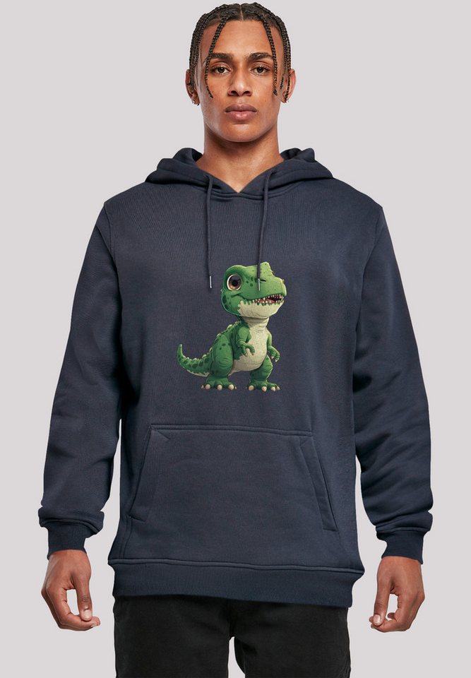 F4NT4STIC Kapuzenpullover Süßer grüner Dino Premium Qualität von F4NT4STIC