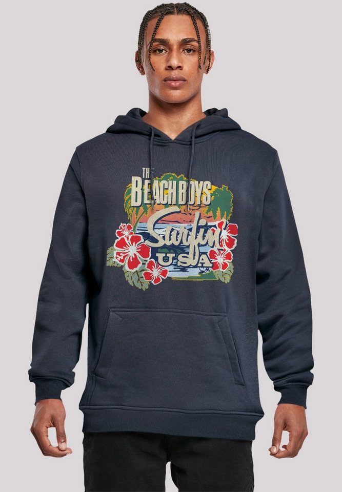 F4NT4STIC Kapuzenpullover The Beach Boys Musik Band Tropical Premium Qualität von F4NT4STIC