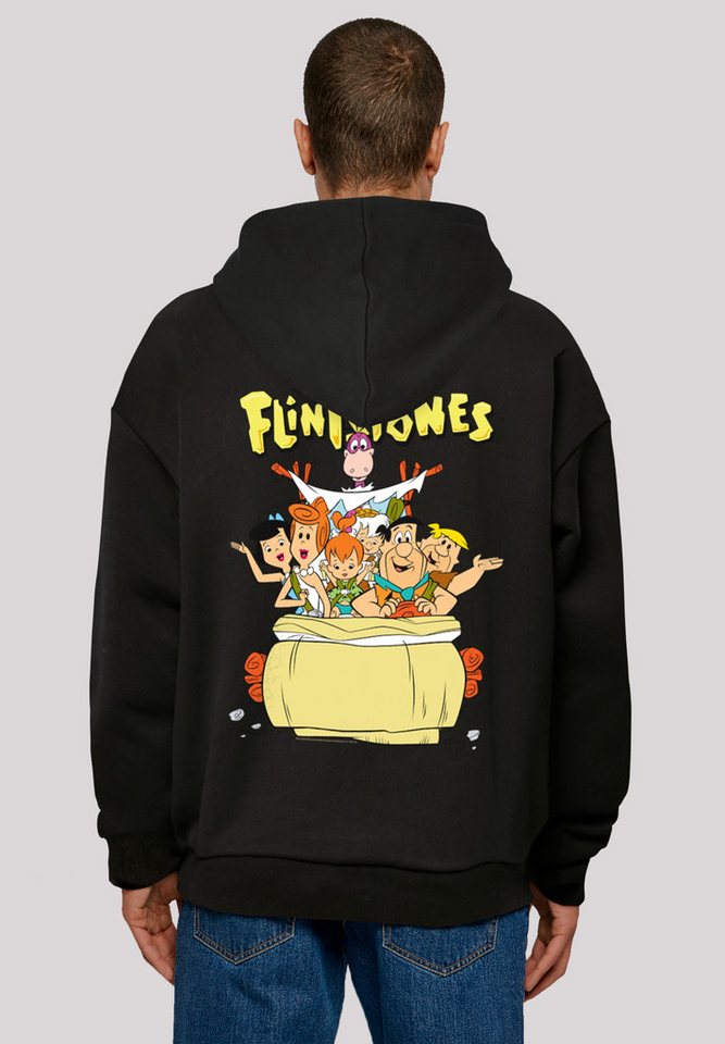 F4NT4STIC Kapuzenpullover The Flintstones The Ride Familie Feuerstein Print von F4NT4STIC