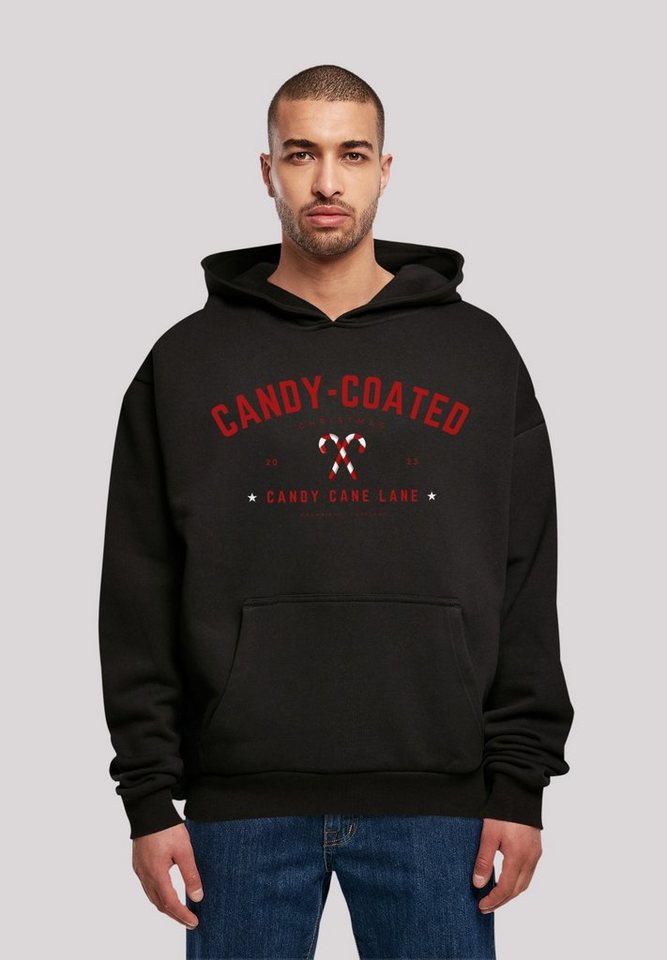 F4NT4STIC Kapuzenpullover Weihnachten Candy Coated Christmas Weihnachten, Geschenk, Logo von F4NT4STIC