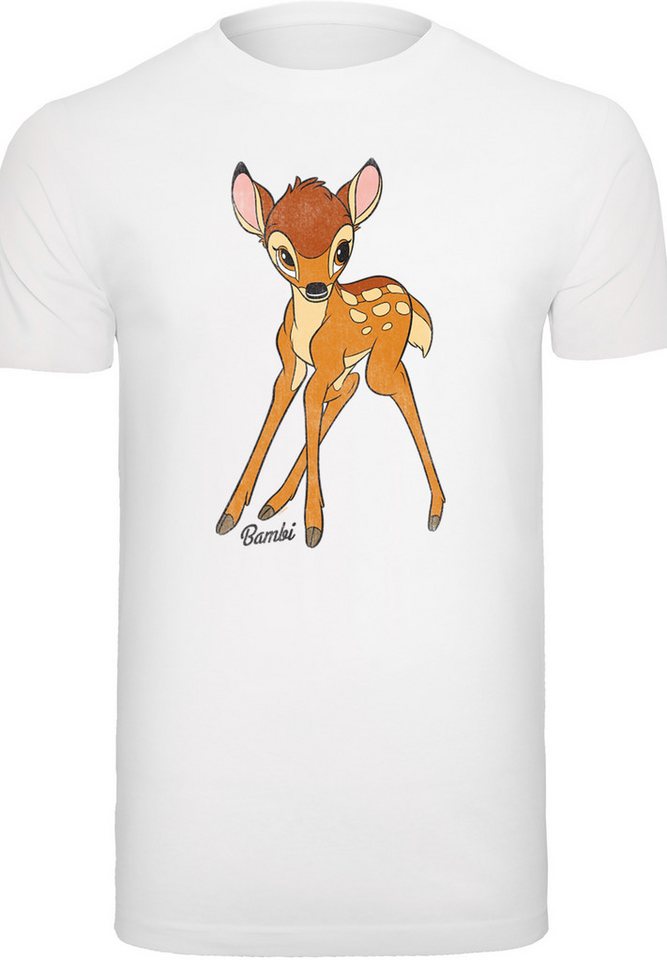 F4NT4STIC Kurzarmshirt F4NT4STIC Herren Disney Bambi-Classic with T-Shirt Round Neck (1-tlg) von F4NT4STIC