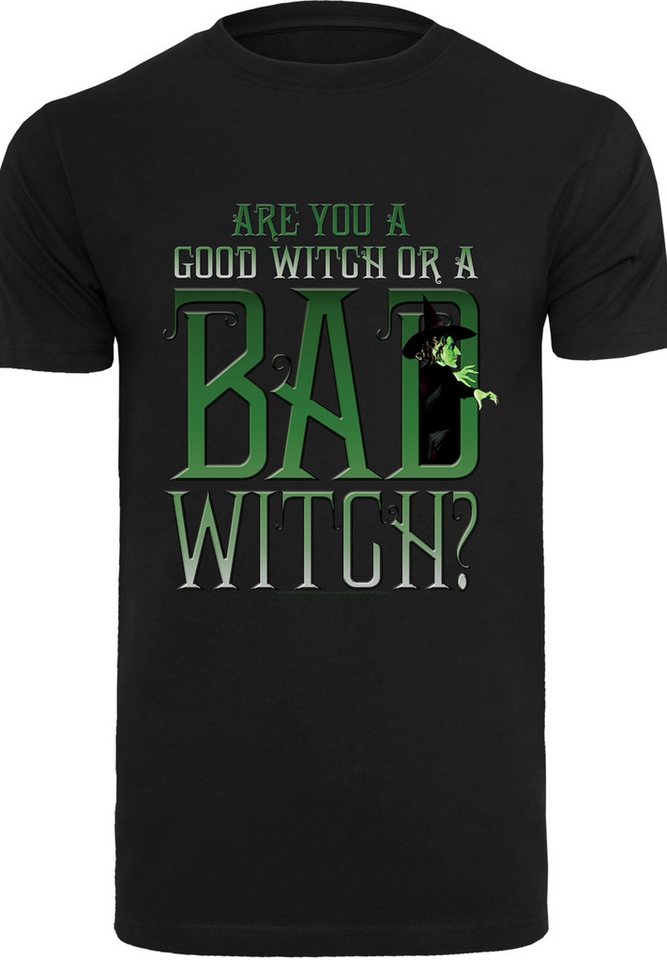 F4NT4STIC Kurzarmshirt F4NT4STIC Herren Good Witch Bad Witch with T-Shirt Round Neck (1-tlg) von F4NT4STIC