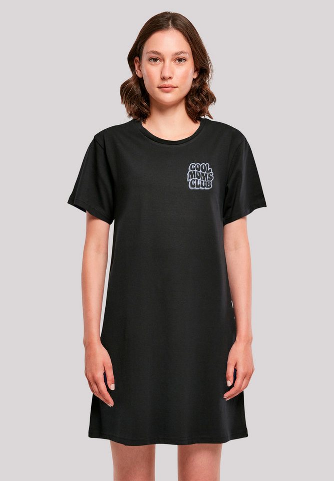 F4NT4STIC Shirtkleid Cool Moms Club Bestickt Premium Qualität von F4NT4STIC