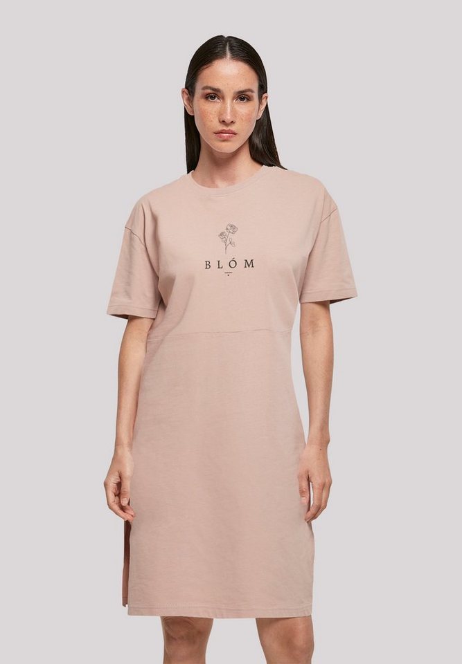 F4NT4STIC Shirtkleid Blóm Rose Print von F4NT4STIC