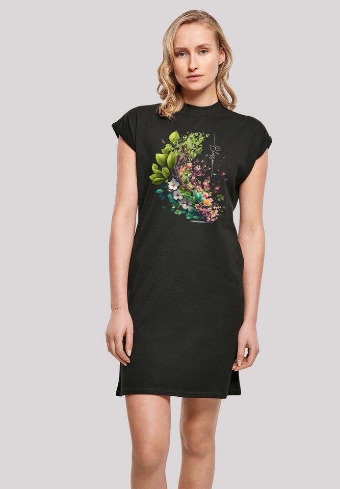 F4NT4STIC Shirtkleid Blüten Baum Kleid Print von F4NT4STIC