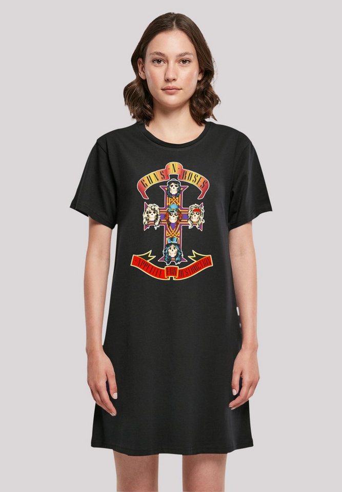 F4NT4STIC Shirtkleid Guns 'n' Roses Appetite For Destruction Premium Qualität von F4NT4STIC