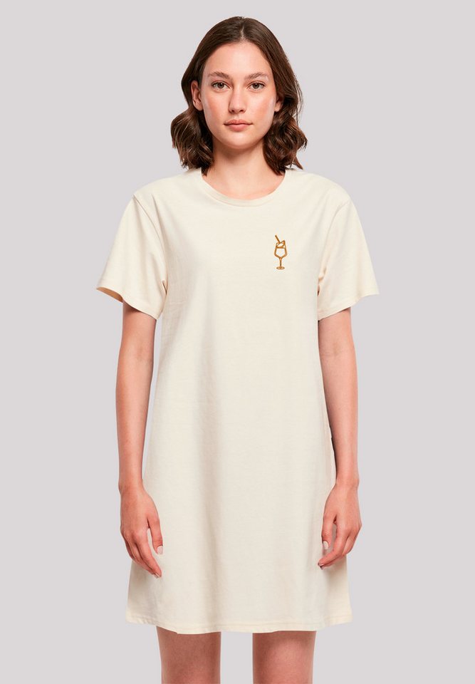 F4NT4STIC Shirtkleid Orange Spritz Bestickt Premium Qualität von F4NT4STIC