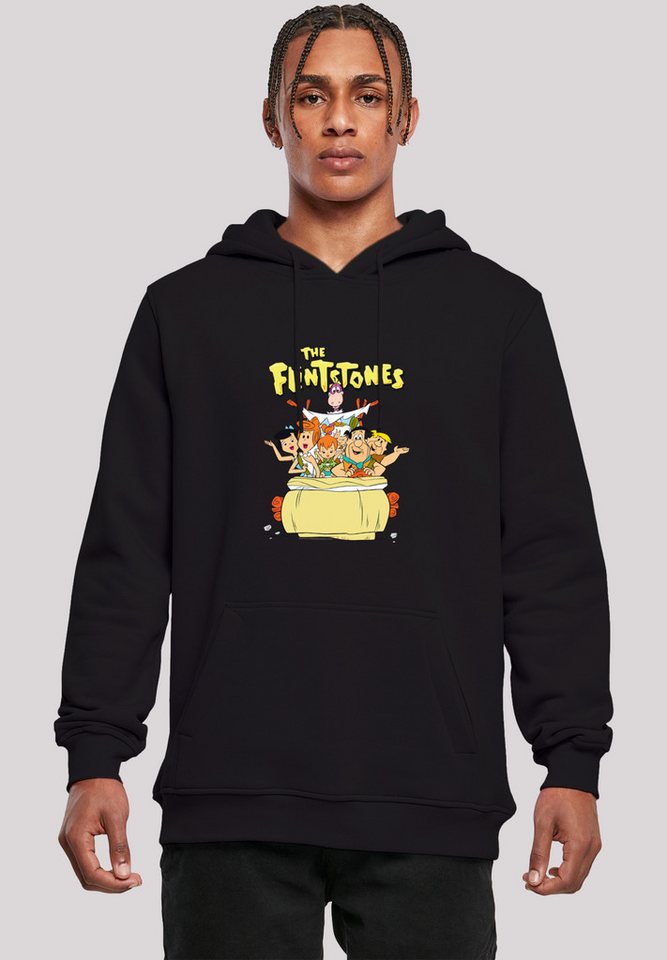 F4NT4STIC Sweatshirt Die Familie Feuerstein The The Ride Herren,Premium Merch,Slim-Fit,Kapuzenpullover,Bedruckt von F4NT4STIC