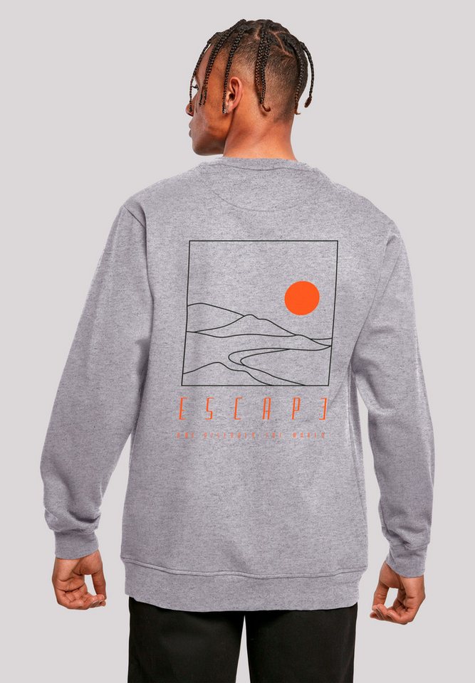 F4NT4STIC Sweatshirt Escape Discover the World Landscape Discover the World von F4NT4STIC