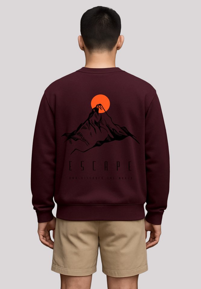F4NT4STIC Sweatshirt Escape Discover the World Mountain Premium Qualität, ESCAPE Collection F4NT4STIC Sweatshirt Escape Discover the World Mountain Premium Qualität, ESCAPE Collection von F4NT4STIC