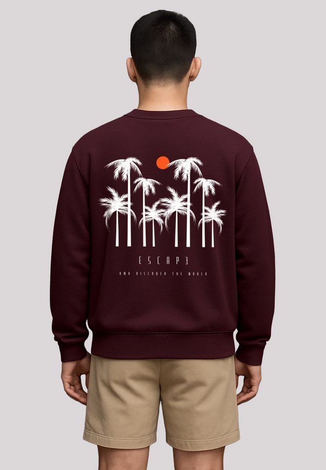F4NT4STIC Sweatshirt Escape Discover the World Palm Trees Discover the World F4NT4STIC Sweatshirt Escape Discover the World Palm Trees Discover the World von F4NT4STIC