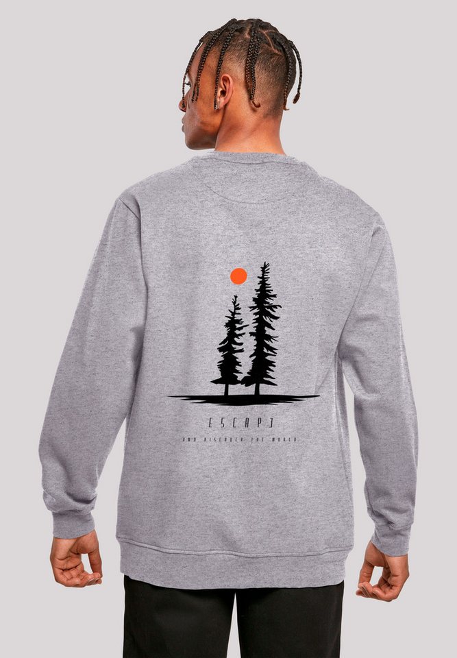 F4NT4STIC Sweatshirt Escape Discover the World Pinetree Discover the World von F4NT4STIC
