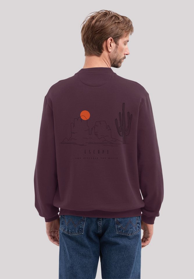 F4NT4STIC Sweatshirt Escape Discover the World Savannah Discover the World F4NT4STIC Sweatshirt Escape Discover the World Savannah Discover the World von F4NT4STIC