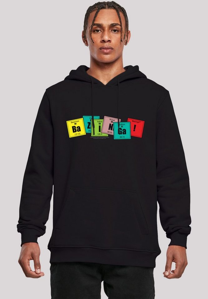 F4NT4STIC Sweatshirt Big Bang Theory Bazinga Herren,Premium Merch,Slim-Fit,Kapuzenpullover,Bedruckt von F4NT4STIC