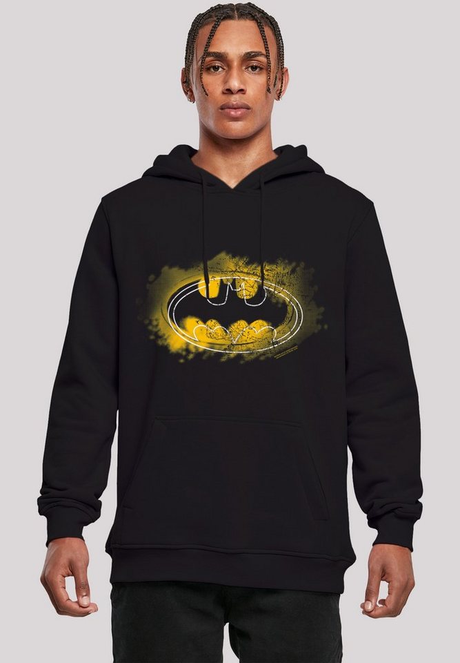 F4NT4STIC Sweatshirt DC Comics Batman Spray Logo Herren,Premium Merch,Slim-Fit,Kapuzenpullover,Bedruckt von F4NT4STIC