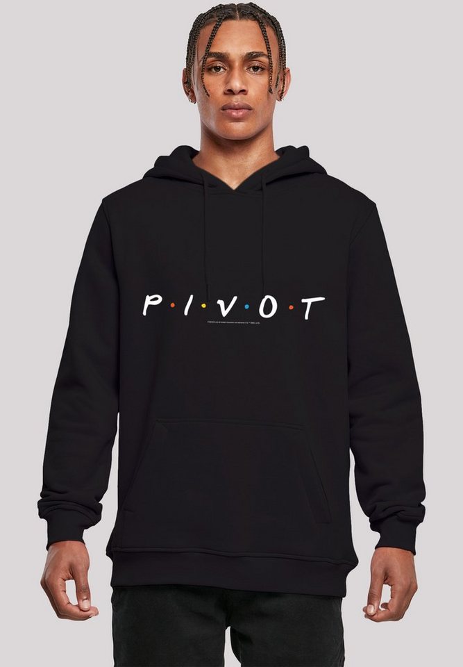 F4NT4STIC Sweatshirt FRIENDS TV Serie Pivot Logo BLK Herren,Premium Merch,Slim-Fit,Kapuzenpullover,Bedruckt von F4NT4STIC