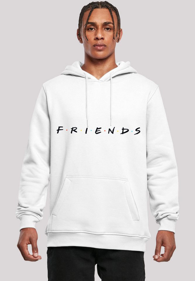 F4NT4STIC Sweatshirt FRIENDS TV Serie Text Logo WHT Herren,Premium Merch,Slim-Fit,Kapuzenpullover,Bedruckt von F4NT4STIC