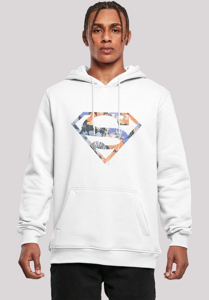F4NT4STIC Sweatshirt Hoodie DC Comics Superman Floral Logo Superheld Herren,Premium Merch,Slim-Fit,Kapuzenpullover,Bedruckt von F4NT4STIC