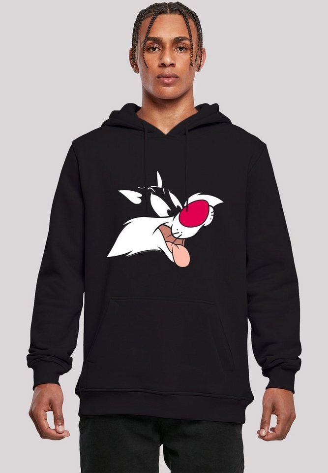 F4NT4STIC Sweatshirt Hoodie 'Looney Tunes Sylvester' Herren,Premium Merch,Slim-Fit,Kapuzenpullover,Bedruckt von F4NT4STIC