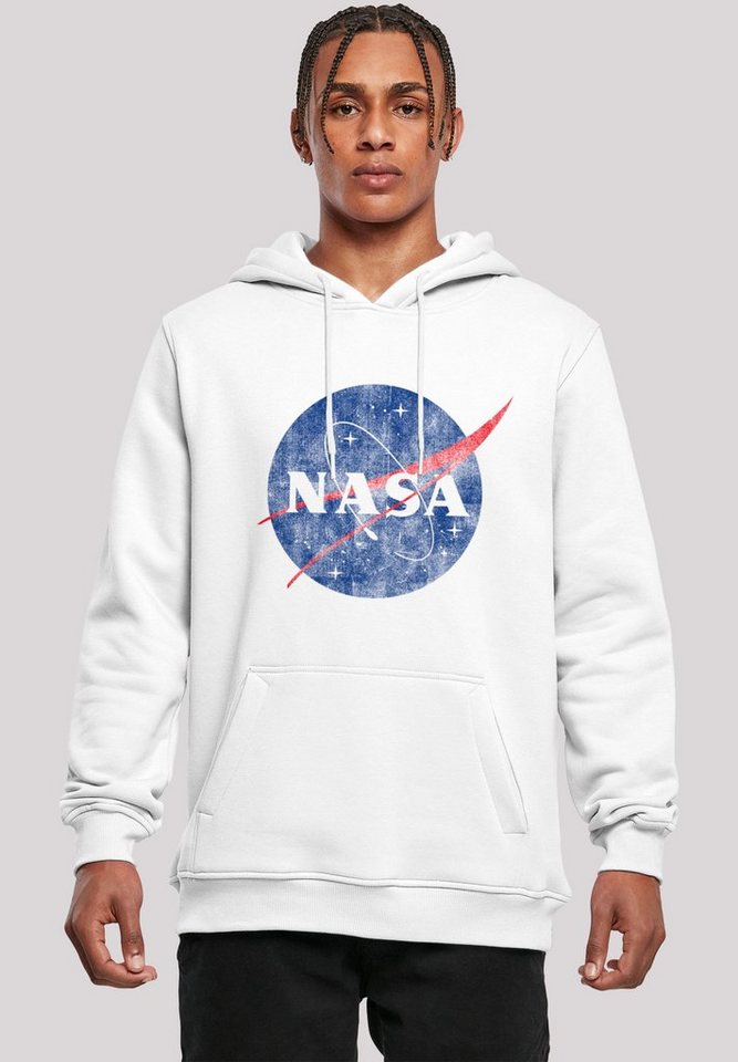 F4NT4STIC Sweatshirt NASA Classic Insignia Logo Distressed Herren,Premium Merch,Slim-Fit,Kapuzenpullover,Bedruckt von F4NT4STIC