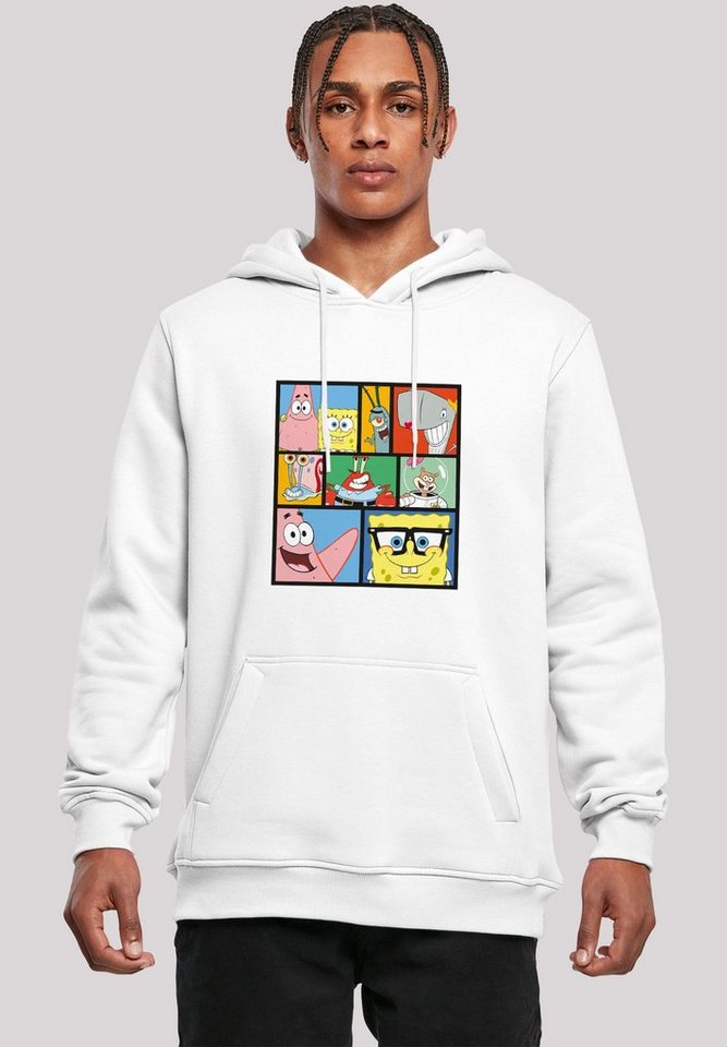 F4NT4STIC Sweatshirt Spongebob Schwammkopf Collage Herren,Premium Merch,Slim-Fit,Kapuzenpullover,Bedruckt von F4NT4STIC