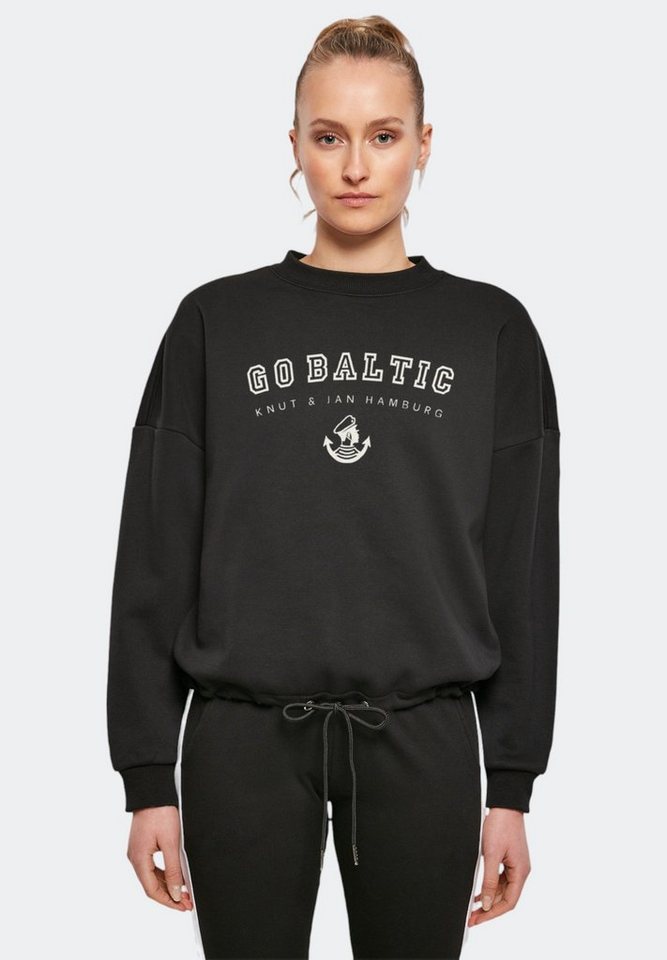 F4NT4STIC Sweatshirt Go Baltic Knut & Jan Hamburg Print von F4NT4STIC