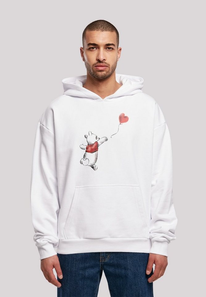 F4NT4STIC Sweatshirt Disney Winnie The Pooh & Balloon Herren,Premium Merch,Oversize,Kapuzenpullover,Bedruckt von F4NT4STIC