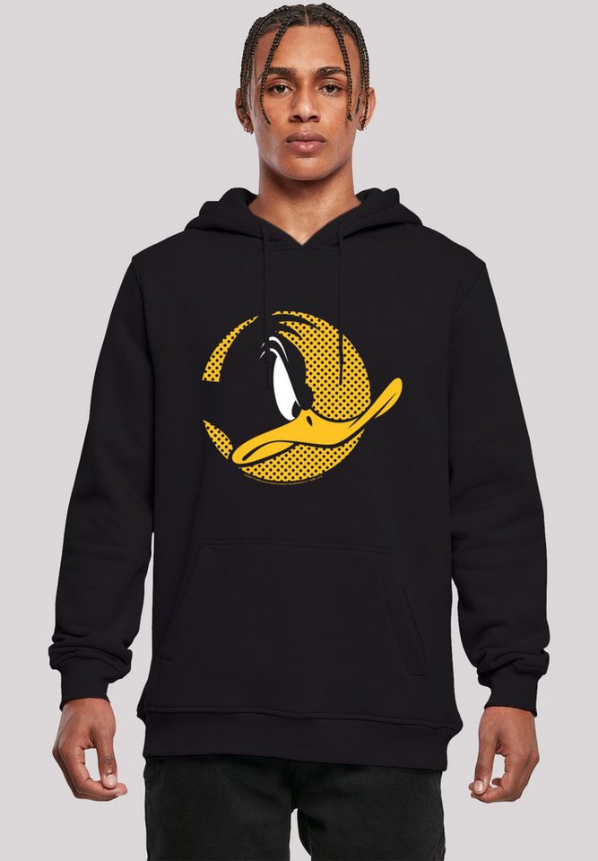 F4NT4STIC Sweatshirt Looney Tunes Daffy Duck Dotted Cartoon Logo Herren,Premium Merch,Slim-Fit,Kapuzenpullover,Bedruckt von F4NT4STIC