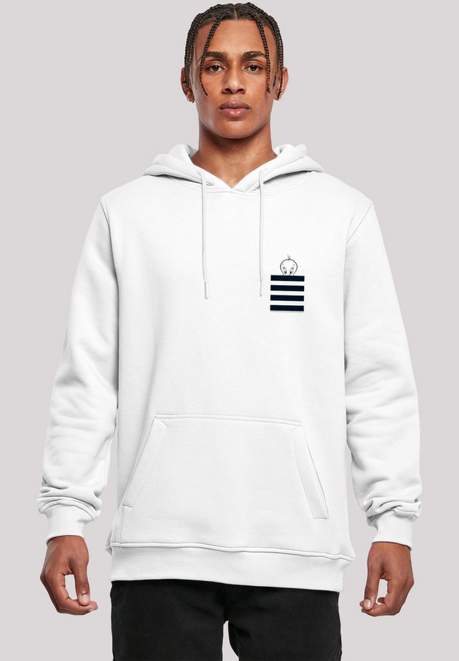 F4NT4STIC Sweatshirt Looney Tunes Tweety Pie Striped Faux Pocket Herren,Premium Merch,Slim-Fit,Kapuzenpullover,Bedruckt von F4NT4STIC