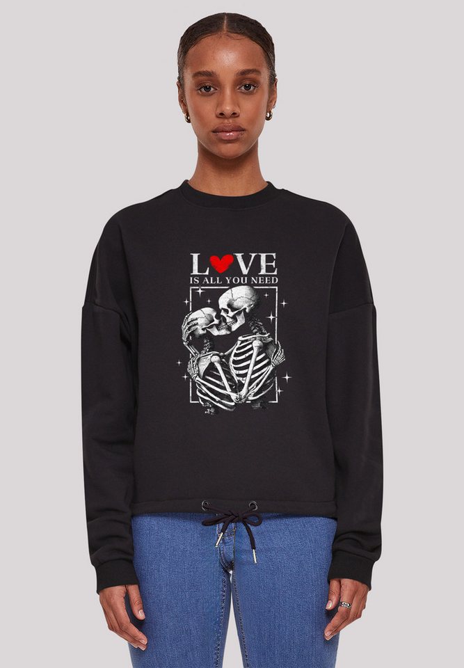 F4NT4STIC Sweatshirt Love is all you need Premium Qualität von F4NT4STIC