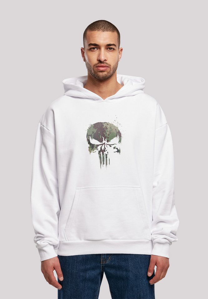 F4NT4STIC Sweatshirt Marvel Punisher TV Camo Skull Herren,Premium Merch,Oversize,Kapuzenpullover,Logo Print von F4NT4STIC