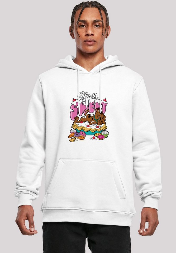 F4NT4STIC Sweatshirt Scooby Doo Life Is Sweet Herren,Premium Merch,Slim-Fit,Kapuzenpullover,Bedruckt von F4NT4STIC