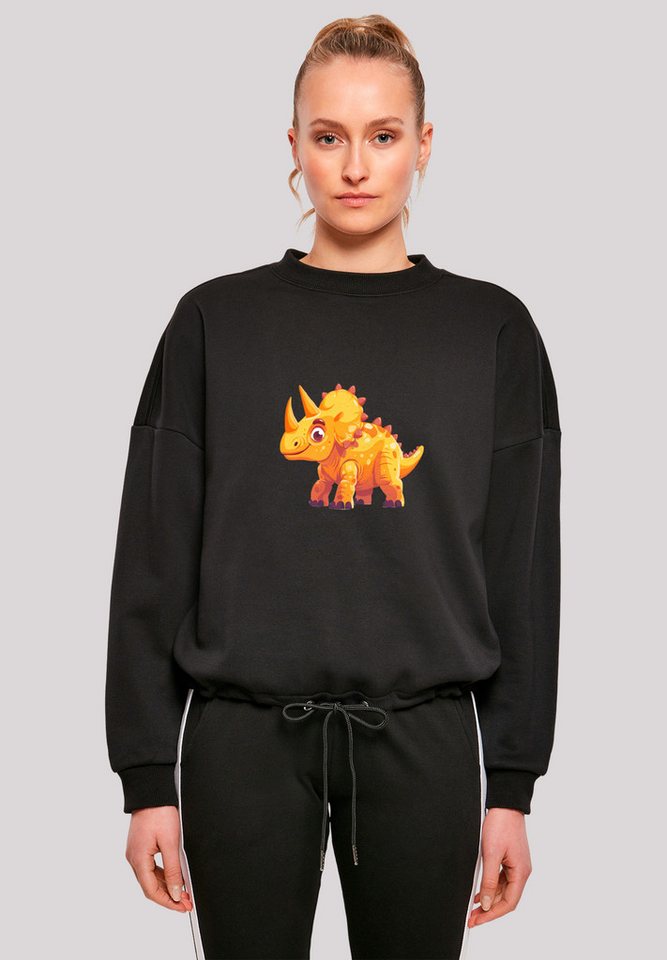 F4NT4STIC Sweatshirt Süßer Triceratops Dinosaurier Premium Qualität von F4NT4STIC