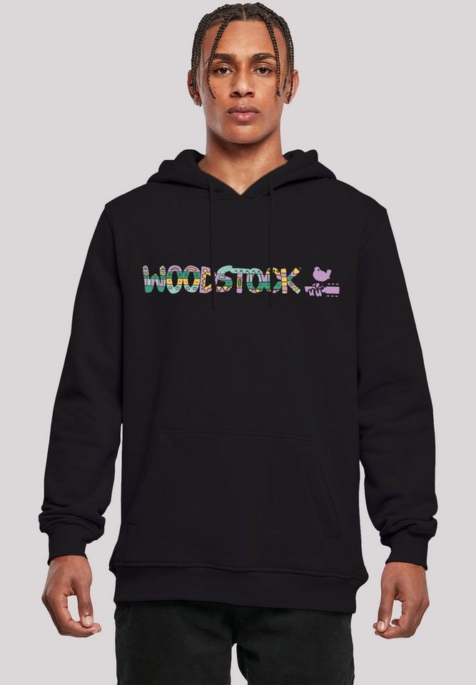 F4NT4STIC Sweatshirt Woodstock Aztec Logo Print von F4NT4STIC