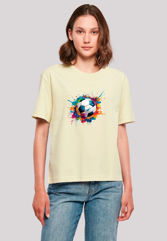 F4NT4STIC T-Shirt Bunte Fußball Grafik Premium Qualität F4NT4STIC T-Shirt Bunte Fußball Grafik Premium Qualität von F4NT4STIC