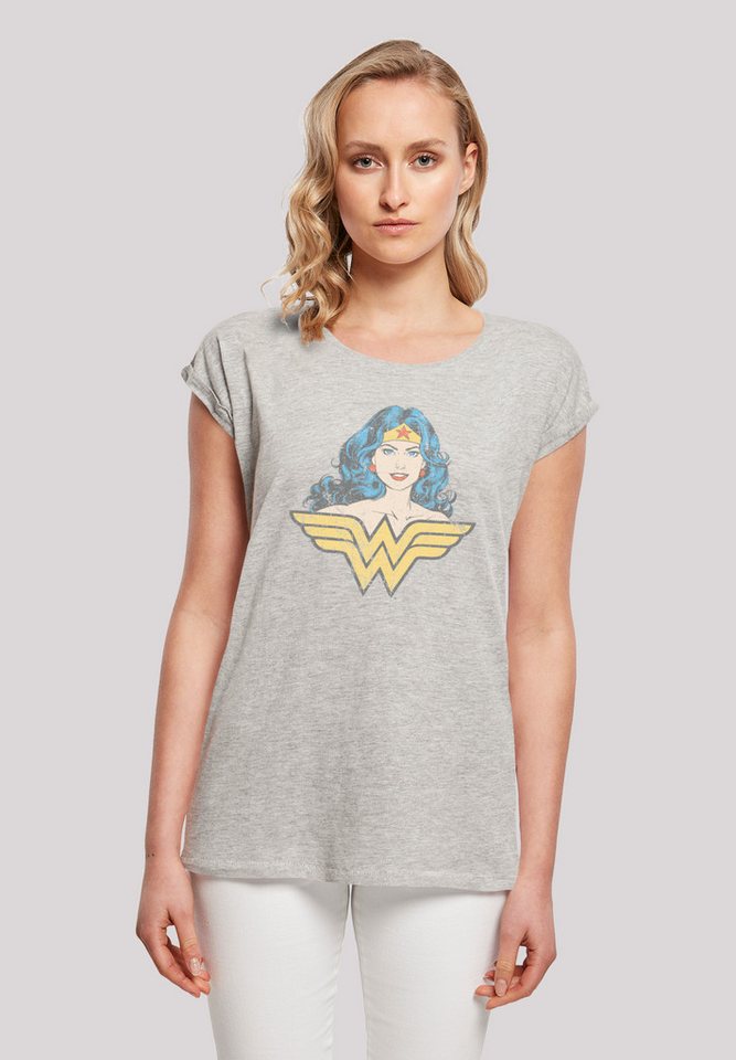 F4NT4STIC T-Shirt DC Comics Superhelden Wonder Woman Gaze Print von F4NT4STIC